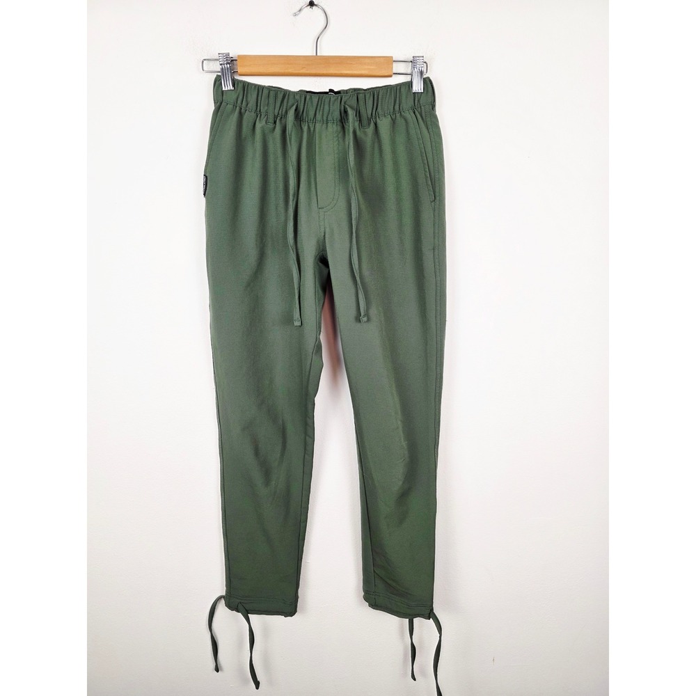 Coalatree Trailhead Adventure Pants Green Ripstop Hiking Joggers Womens XS